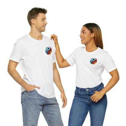 Fire & Ice -- Yin & Yang Simple Logo Tee