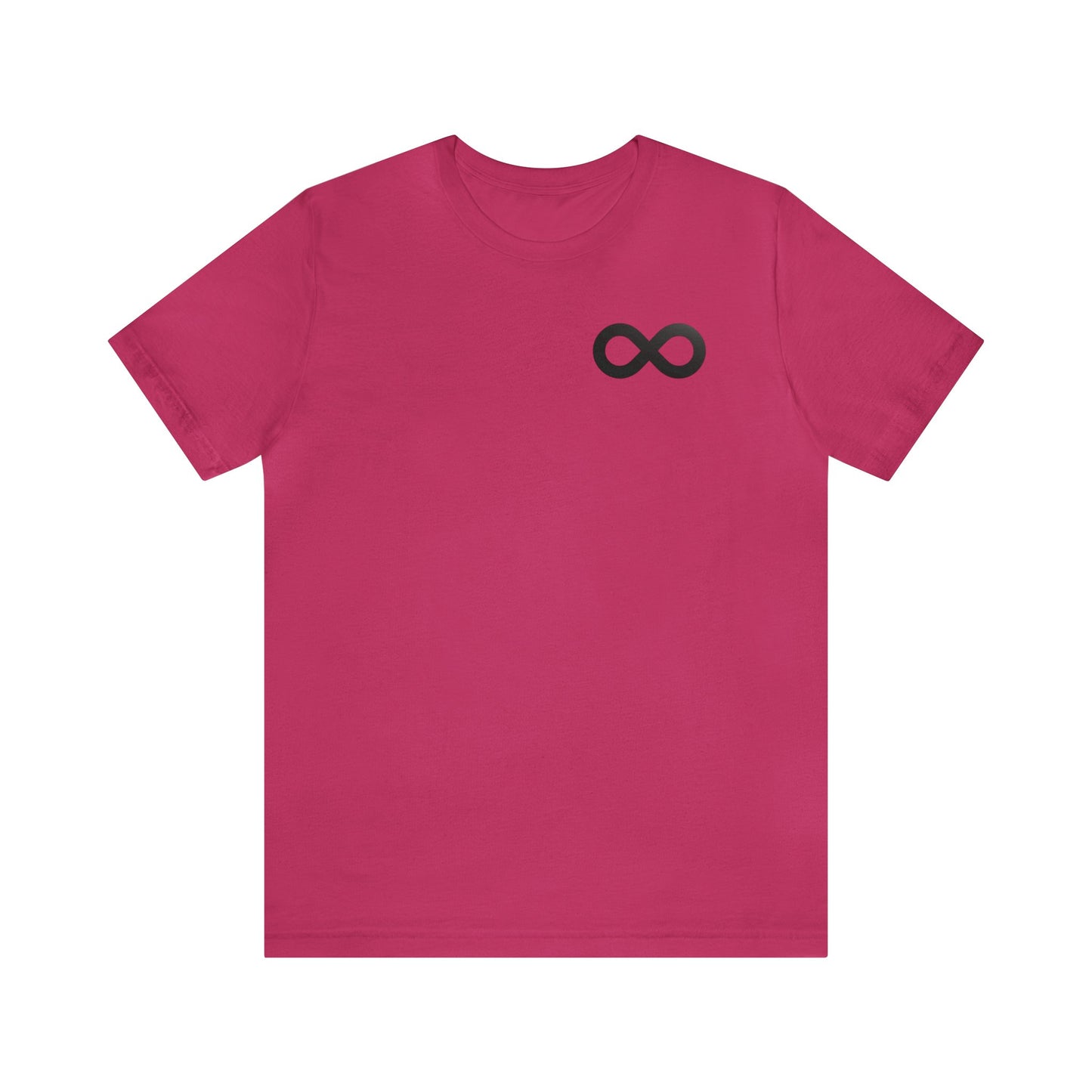 Black Infinity Simple Logo Tee