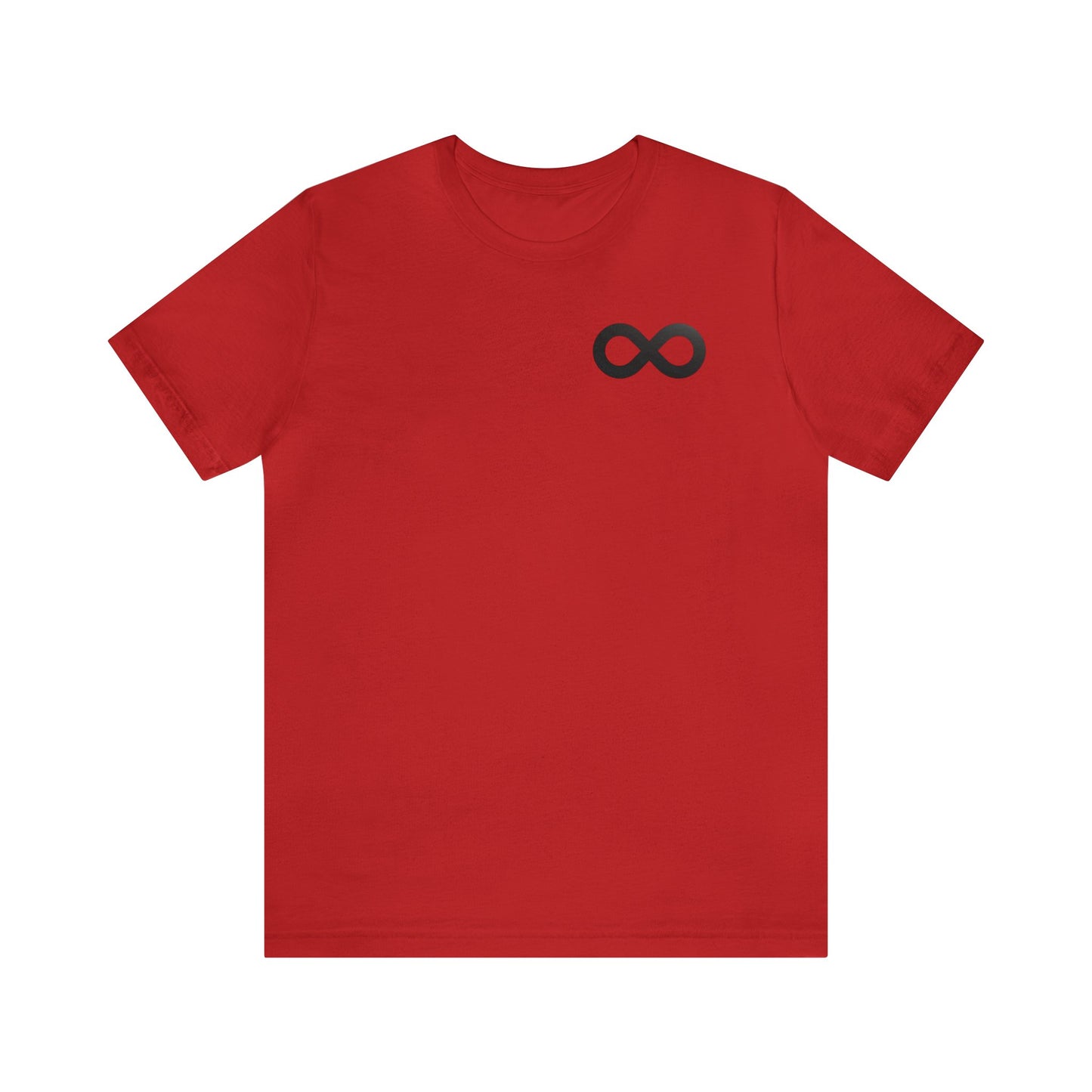 Black Infinity Simple Logo Tee