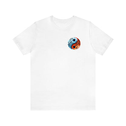 Fire & Ice -- Yin & Yang Simple Logo Tee