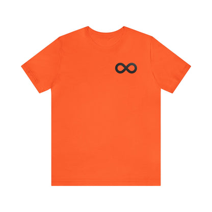 Black Infinity Simple Logo Tee