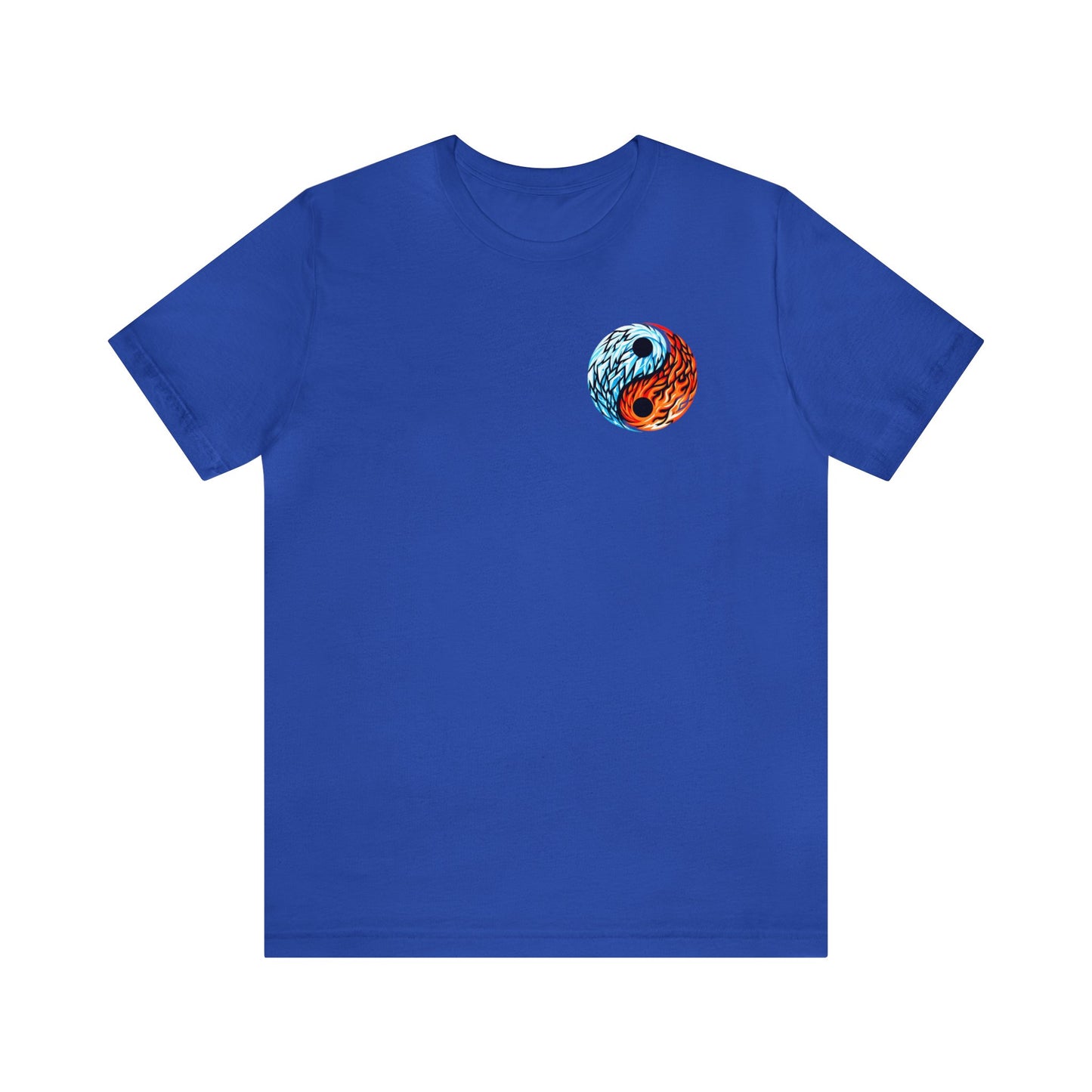 Fire & Ice -- Yin & Yang Simple Logo Tee