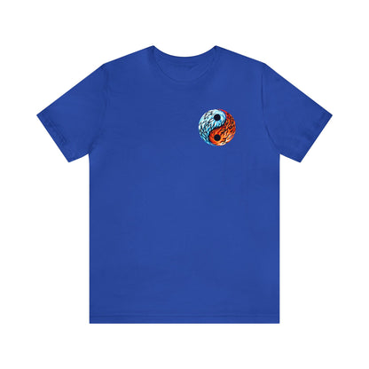 Fire & Ice -- Yin & Yang Simple Logo Tee