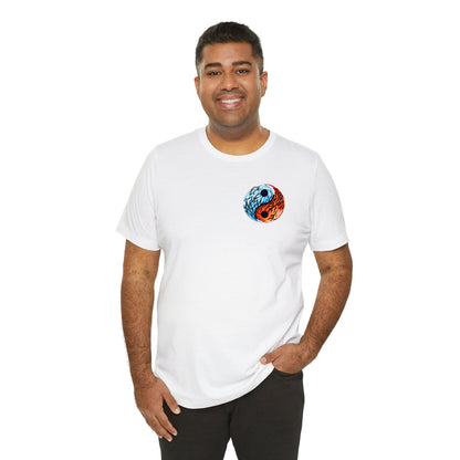 Fire & Ice -- Yin & Yang Simple Logo Tee