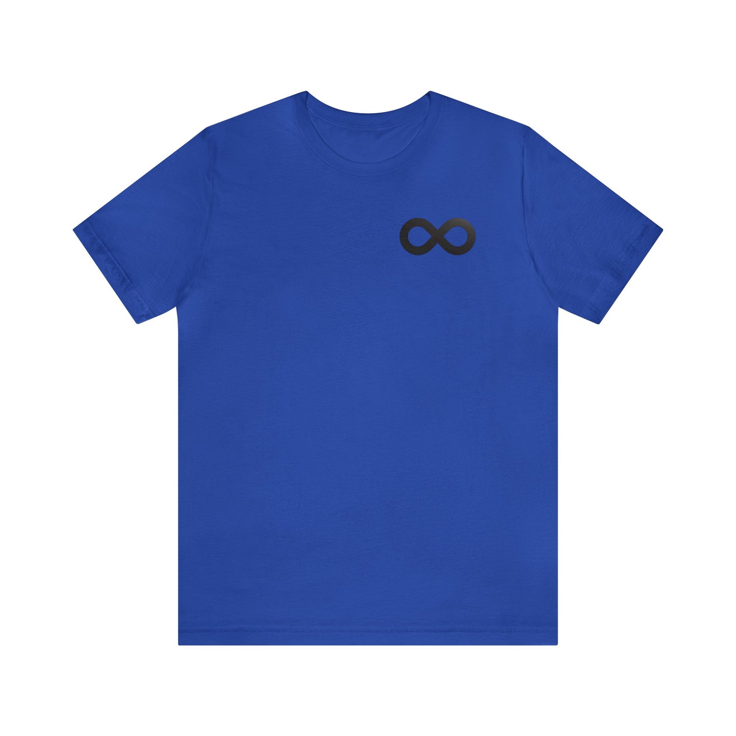 Black Infinity Simple Logo Tee